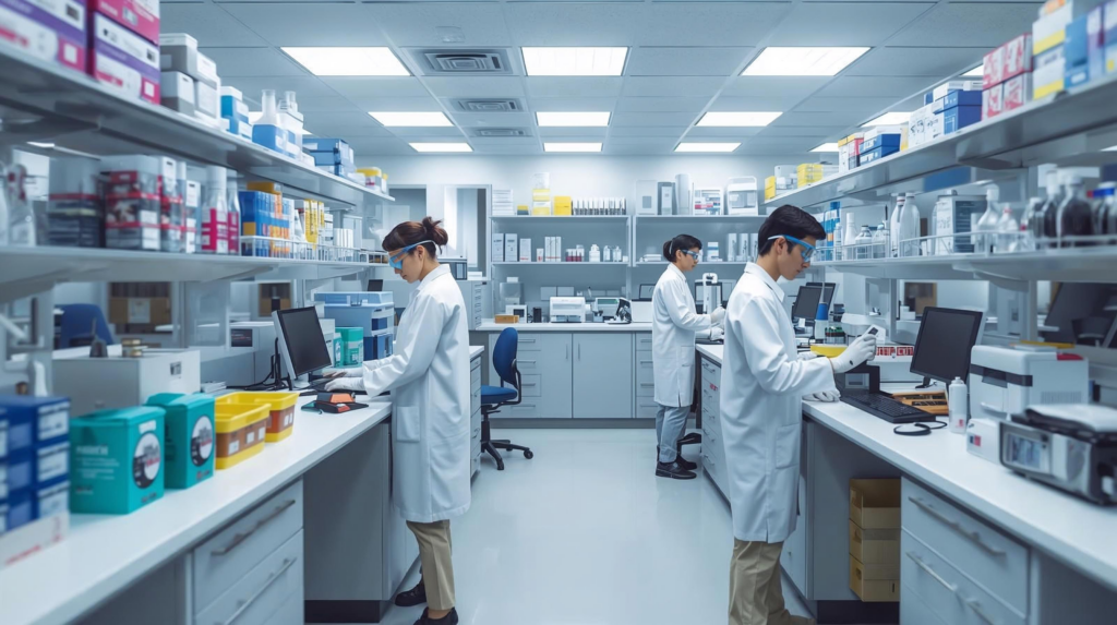 Fluss in der Qualitätskontrolle